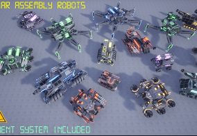 Modular Low Poly Robots download
