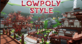 Lowpoly Style Asia Environment download