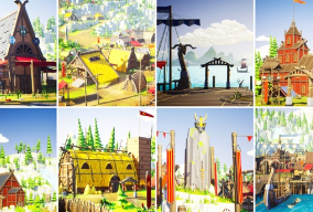 Low Poly Viking World download