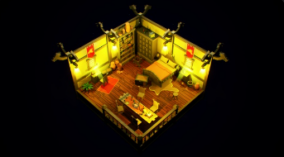 Low Poly Viking Top-Down Interiors download