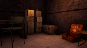 WW2 Modular German Bunker Interior and Props download