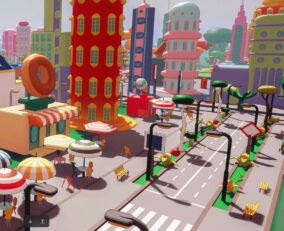 Cartoon City with Toon Shader download