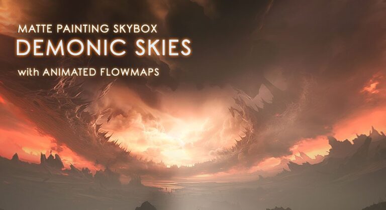 Matte Painting Skybox Pack: Demonic Skies download