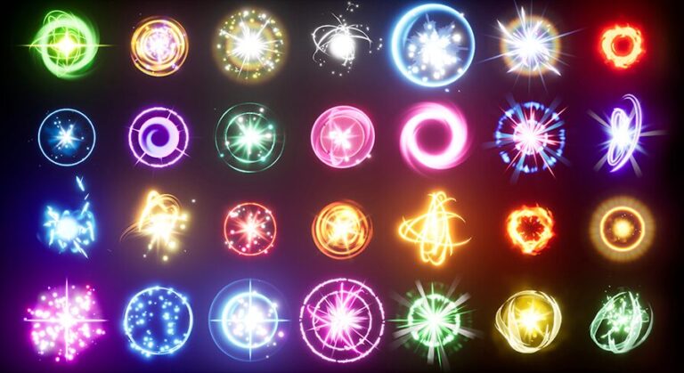 Glowing orbs pack download