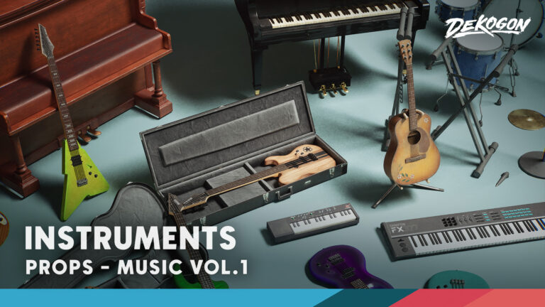 Musical Instruments VOL.1 (Nanite and Low Poly) download