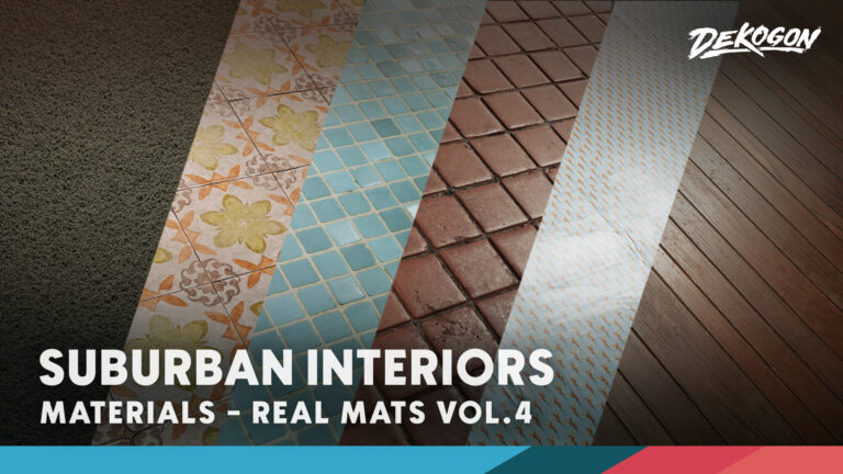 Realistic Materials VOL.4 – Suburban Interiors (70+ Materials) download