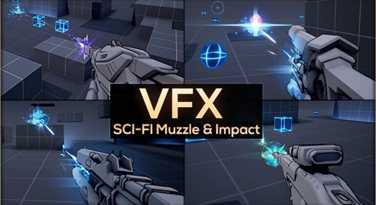 VFX Pack – Stylized FPS Muzzle and Impacts Effects download