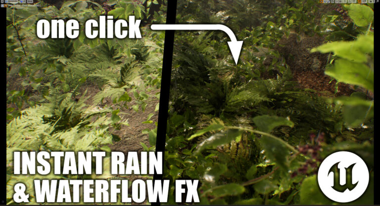 Rain – Water Drop – Flow Material & FX System download