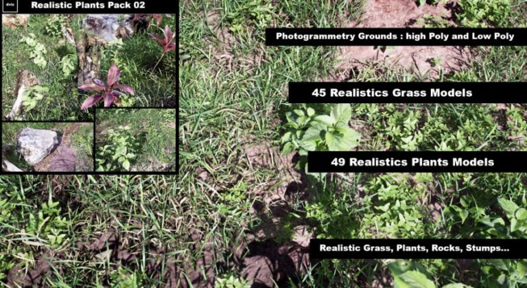 Realistic Plants and Grass Pack 02 download