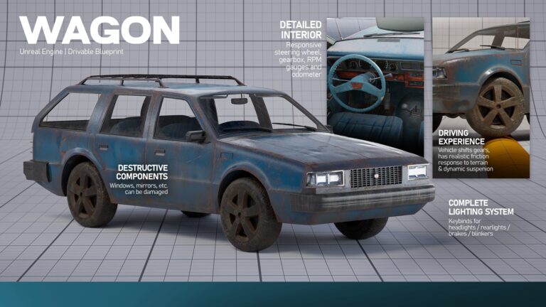 Station Wagon – Drivable Vehicles download