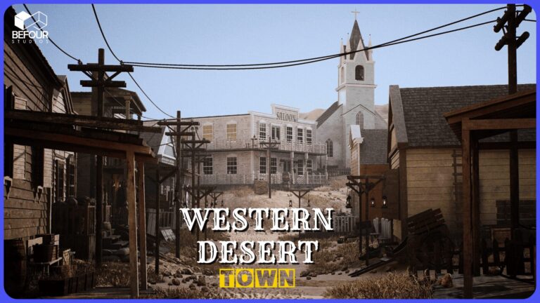 Western Desert Town w/ Construction Tool download