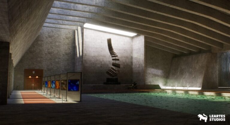 Modern Art Museum Environment ( Showroom Museum Art Exhibition Showroom ) download