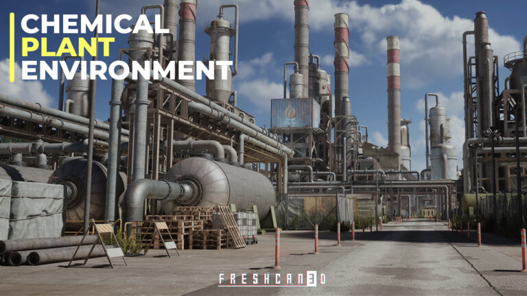 Chemical Plant & Refinery Environment ( Refinery, Factory, Factory  Building ) download