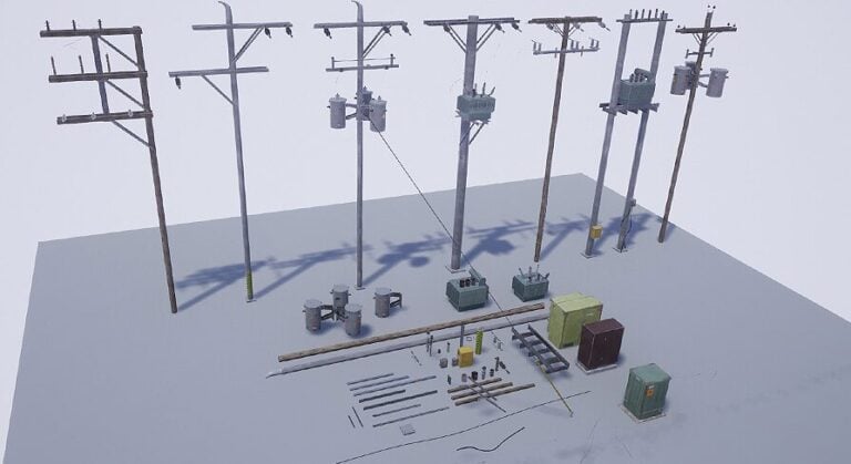 Utility/Power Pole download