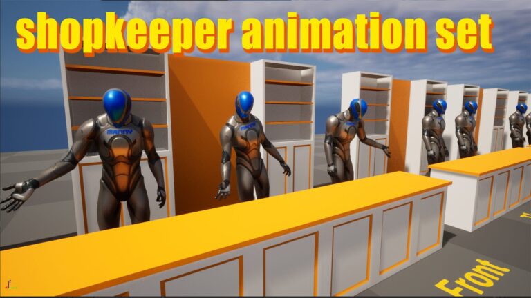 Shopkeeper Merchant Animation Set download