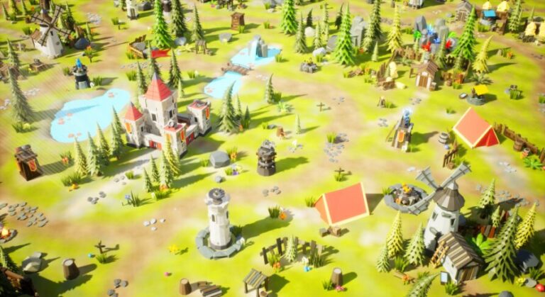 Low Poly Tower Defense download