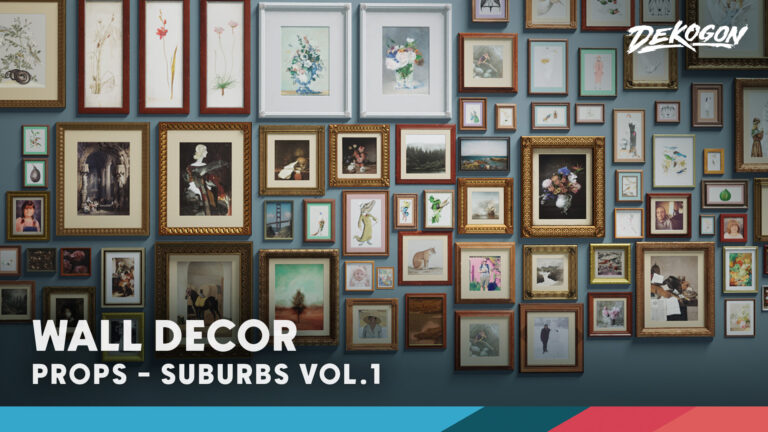 Suburbs VOL.1 – Wall Decor (Nanite and Low Poly) download