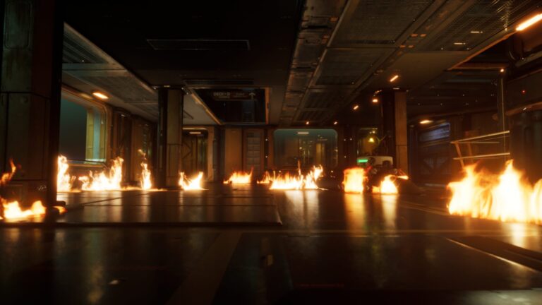 Cinematic Fire 3D VDB Pack loop download