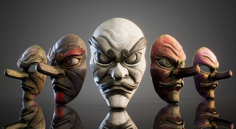 Japanese Masks download