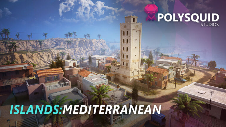 Mediterranean Island Town and Army base download