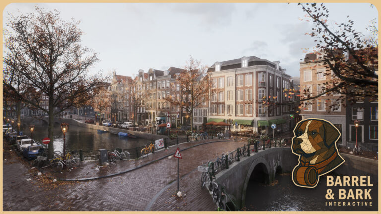 Modular Amsterdam City Street with Canal download
