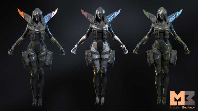 Sci-Fi Character 04 (Witch) download