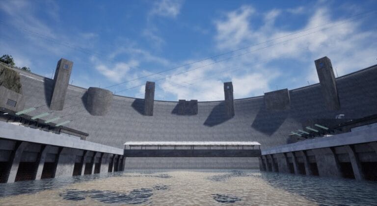 Dam Environment Scene download