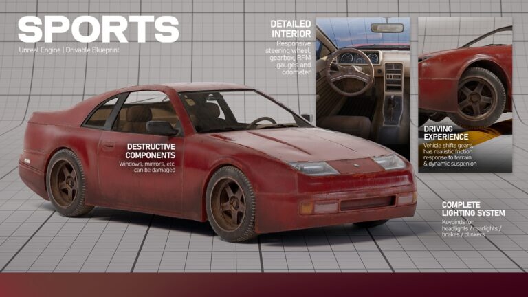 Sports Car – Drivable Vehicles download