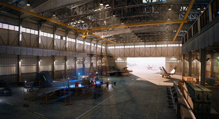 HAWKNEST An Aircraft Factory Hangar (Modular) download