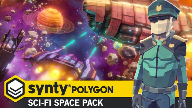 POLYGON – Sci-Fi Space – Low Poly Modular Space Game Assets download