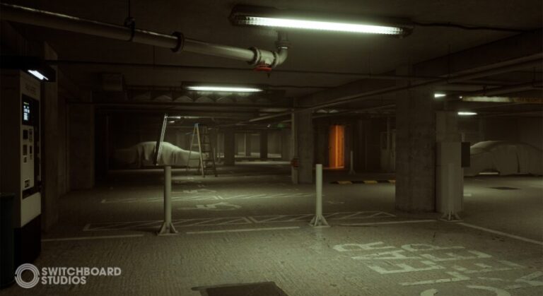 Atmospheric Modular Underground Car Park & Hallways download