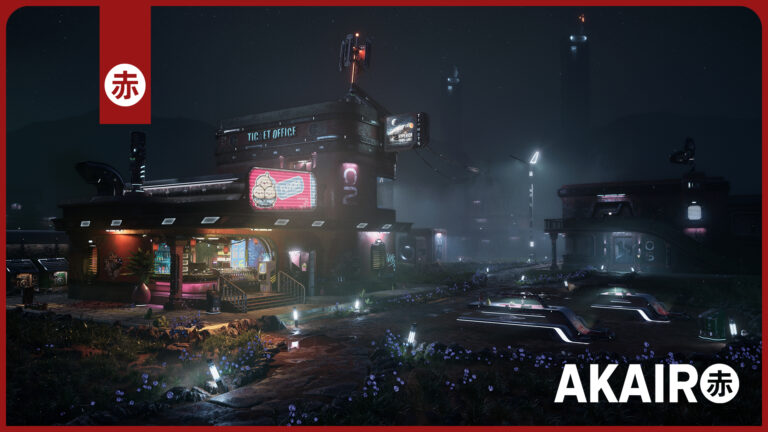Fuyoh Cyberpunk Diner Environment download