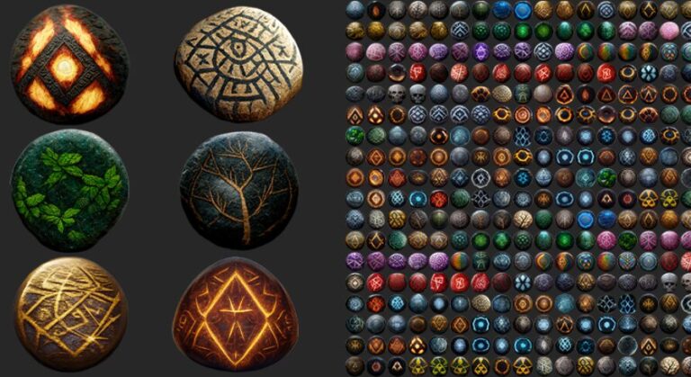 324 Round Runestones download