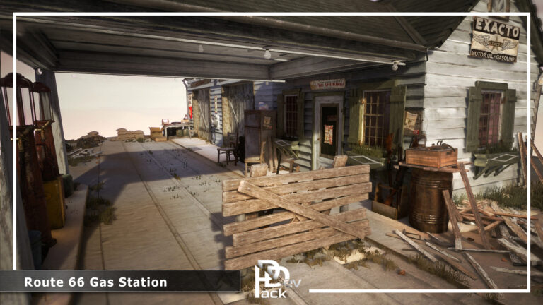 Route 66 Gas Station / Modular Environment download