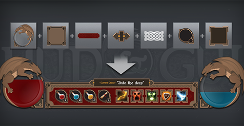 HUD and GUI Medieval Art Bundle download