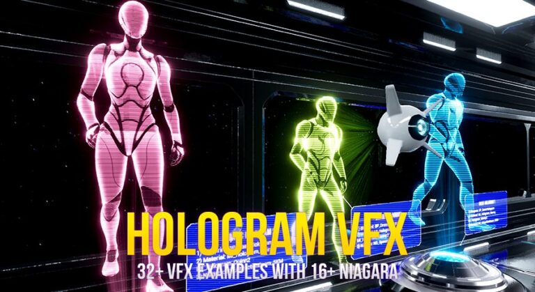 HOLOGRAM VFX With Niagara download