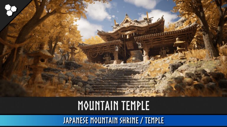 Mountain Temple (Japanese Temple, Ancient Temple, Temple Shrine, Feudal Japan) download