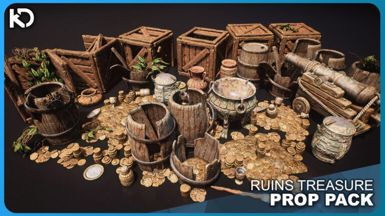 Ruins Treasure Prop Pack download