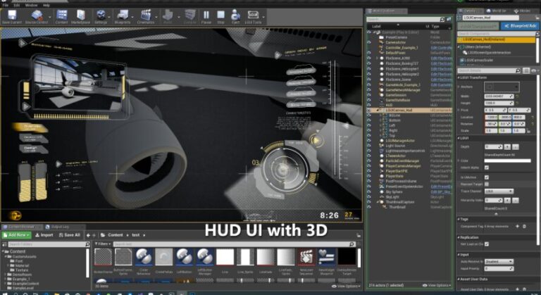 LGUI – 3D UI for UnrealEngine download