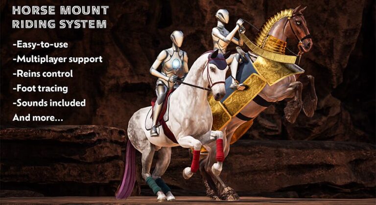 Complete Horse Riding System: Rideable Mount download