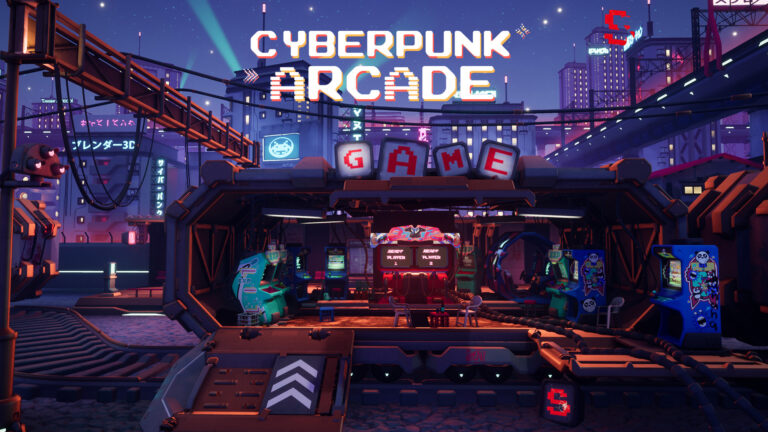 Stylized Cyberpunk Arcade Environment ( Stylized Cyberpunk Arcade Cyberpunk ) download