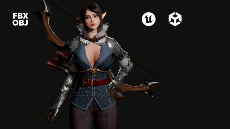 Modular Elf Archer Girl download