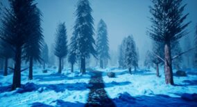 Stylized Snowy Environment download