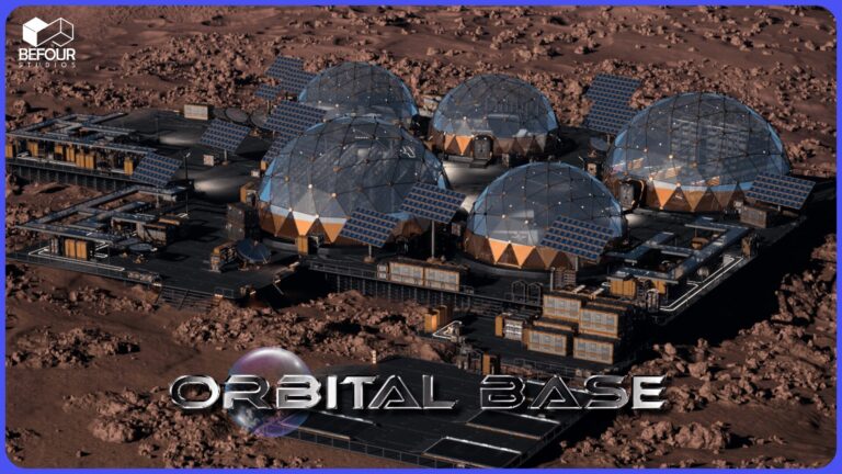 Orbital Base Environment ( Modular Sci-Fi Space Station w/Tools ) download
