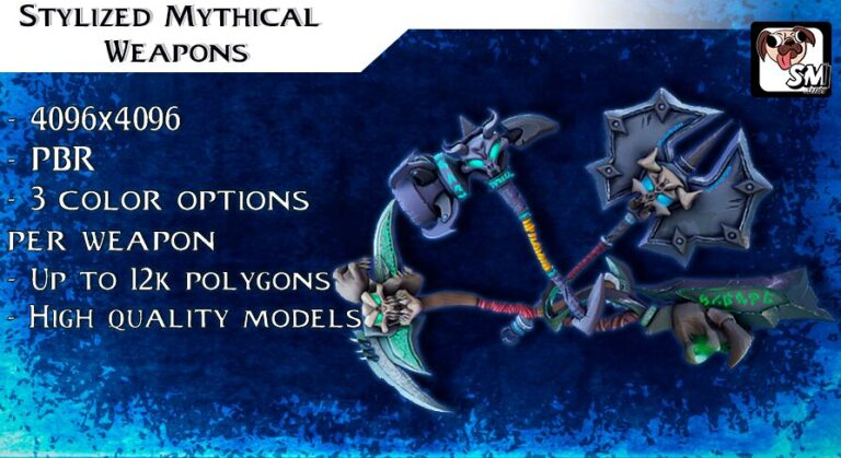 Stylized Mythical Weapons download