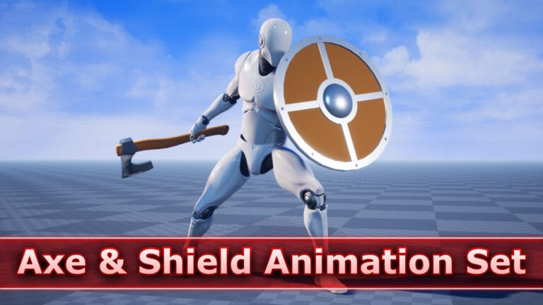 Axe and Shield Animation Set download