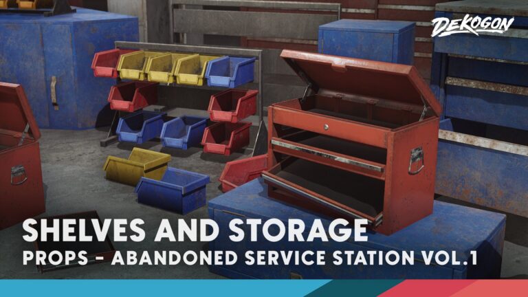 Abandoned Service Garage – VOL.1 – Shelves and Storage download