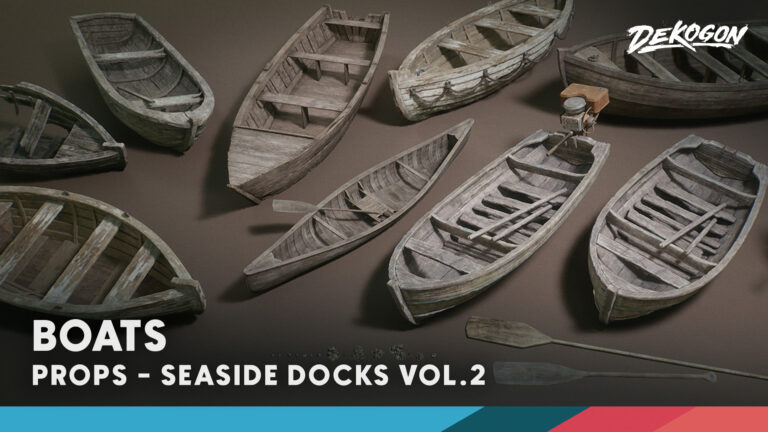 Seaside Docks VOL.2 – Boats (Nanite + Low Poly) download