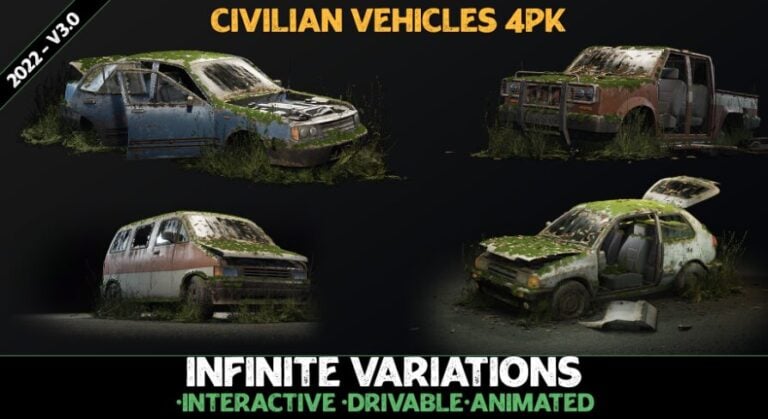 Procedural Vehicles – Four Pack download