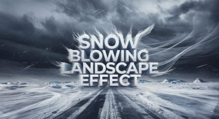 Snow Blowing Landscape Effect download